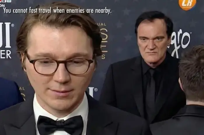 Behind you Paul!