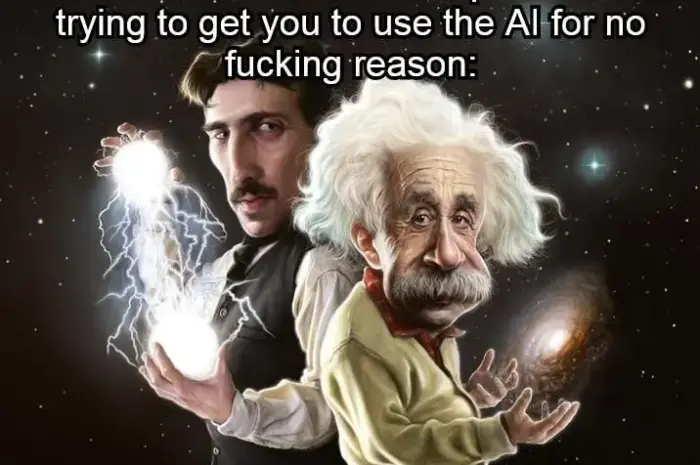 Anything but doing something useful🤦