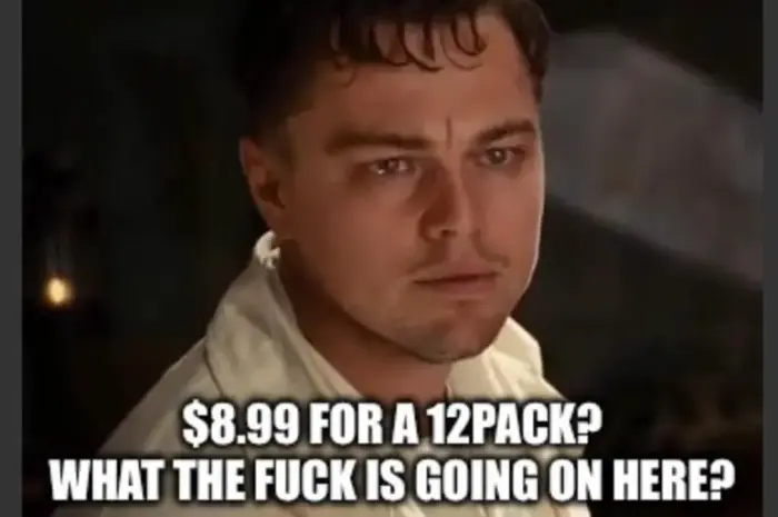 I haven’t looked at buying a pack of soda in years…
