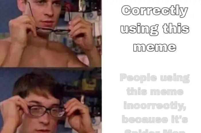 Do y’all not know the scene in Spider-Man? This meme template is always used incorrectly.