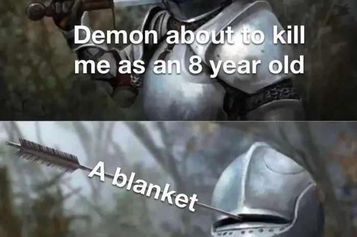 Even at 20 the blanket helps