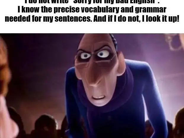No offense to those who do write it