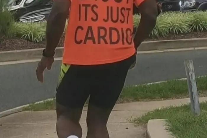 If a cop stops him, it will be cardio arrest?
