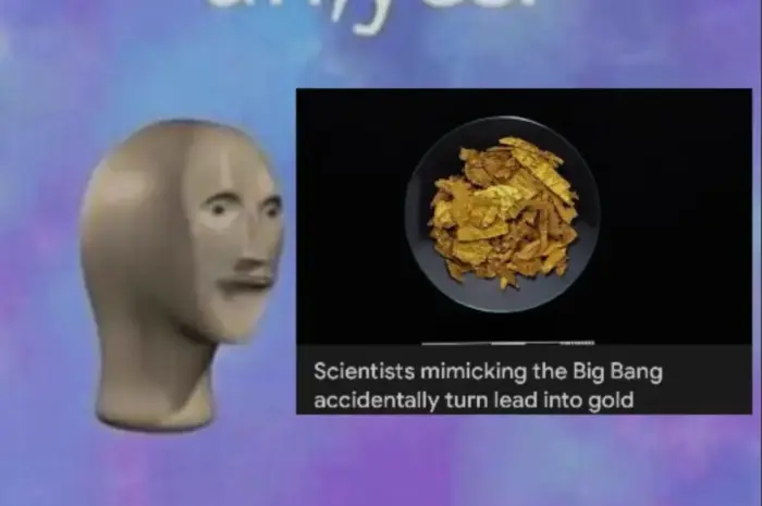 I saw a funny article here’s a meme