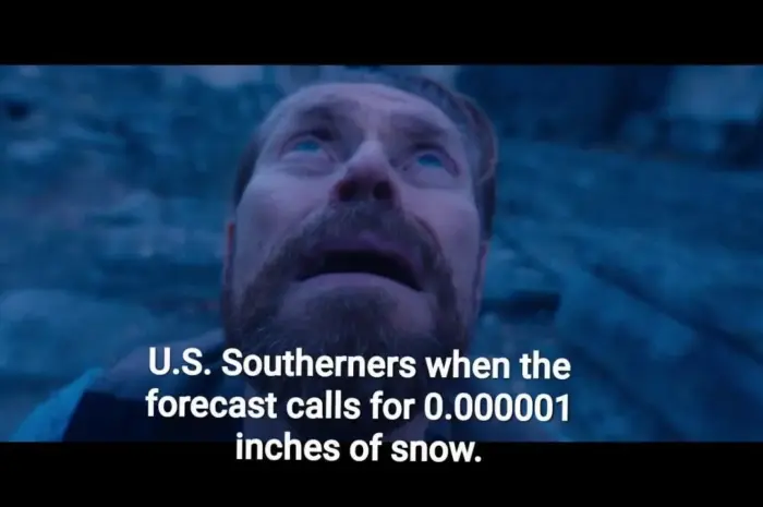 Snow in the US South