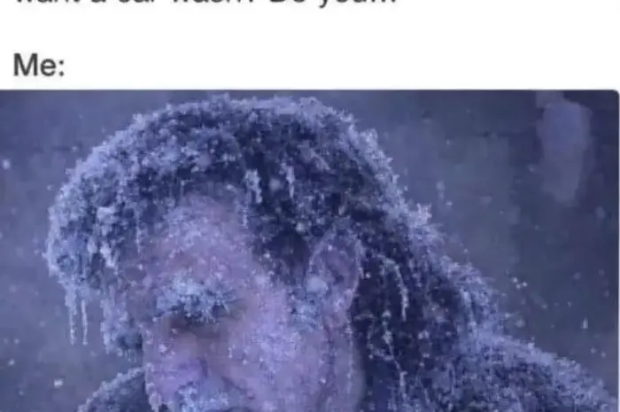 ITS FREEZING OUT HERE