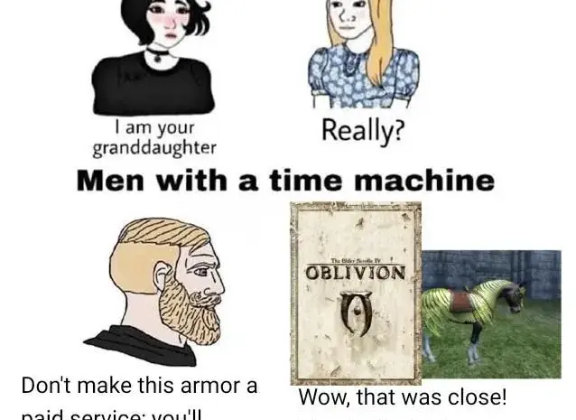 Remember this when the time machine be created.