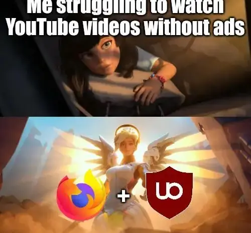 Firefox+ublock origin = inner peace