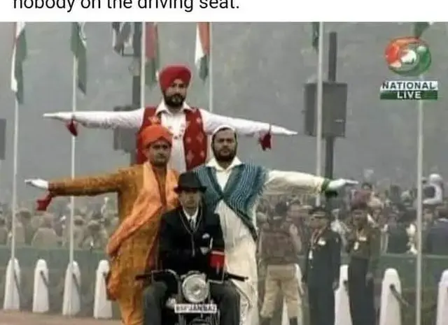 Indian parade goes full Bollywood.