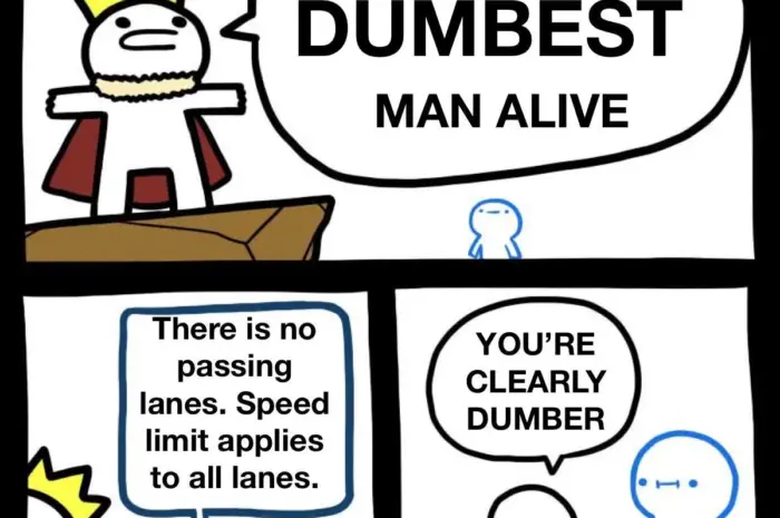 Some drivers camp in the passing lane and then take their exit.