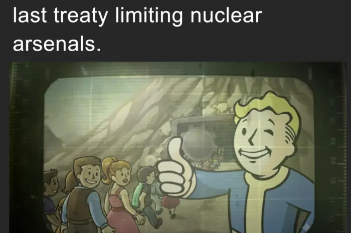 (The START treaty expires on February 5th)