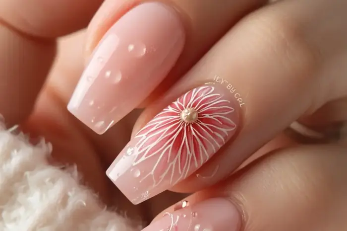 10 Blushing Beauty Pink Floral Nails: Bloom Your Spring Aesthetic