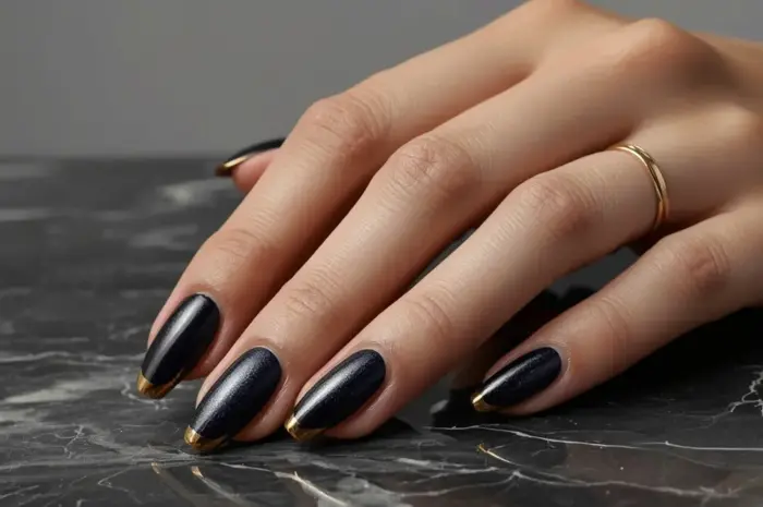 Gilded Glamour: 10 Show-Stopping Gold Chrome Nail Designs to Elevate Your Manicure Game