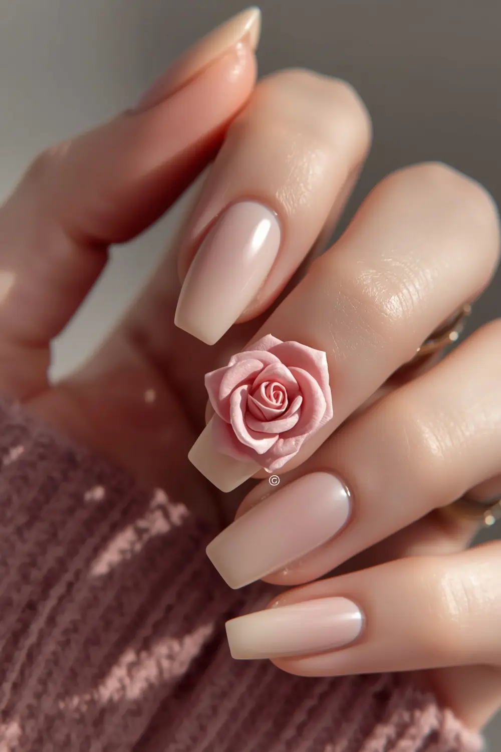 10. 3D Gel Sculpted Garden Roses