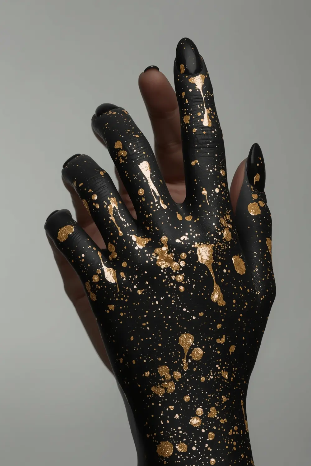 10. Abstract Chrome Splatter