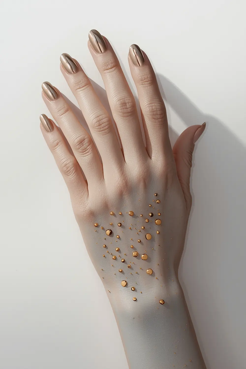 10. Minimalist Chrome Dot Matrix