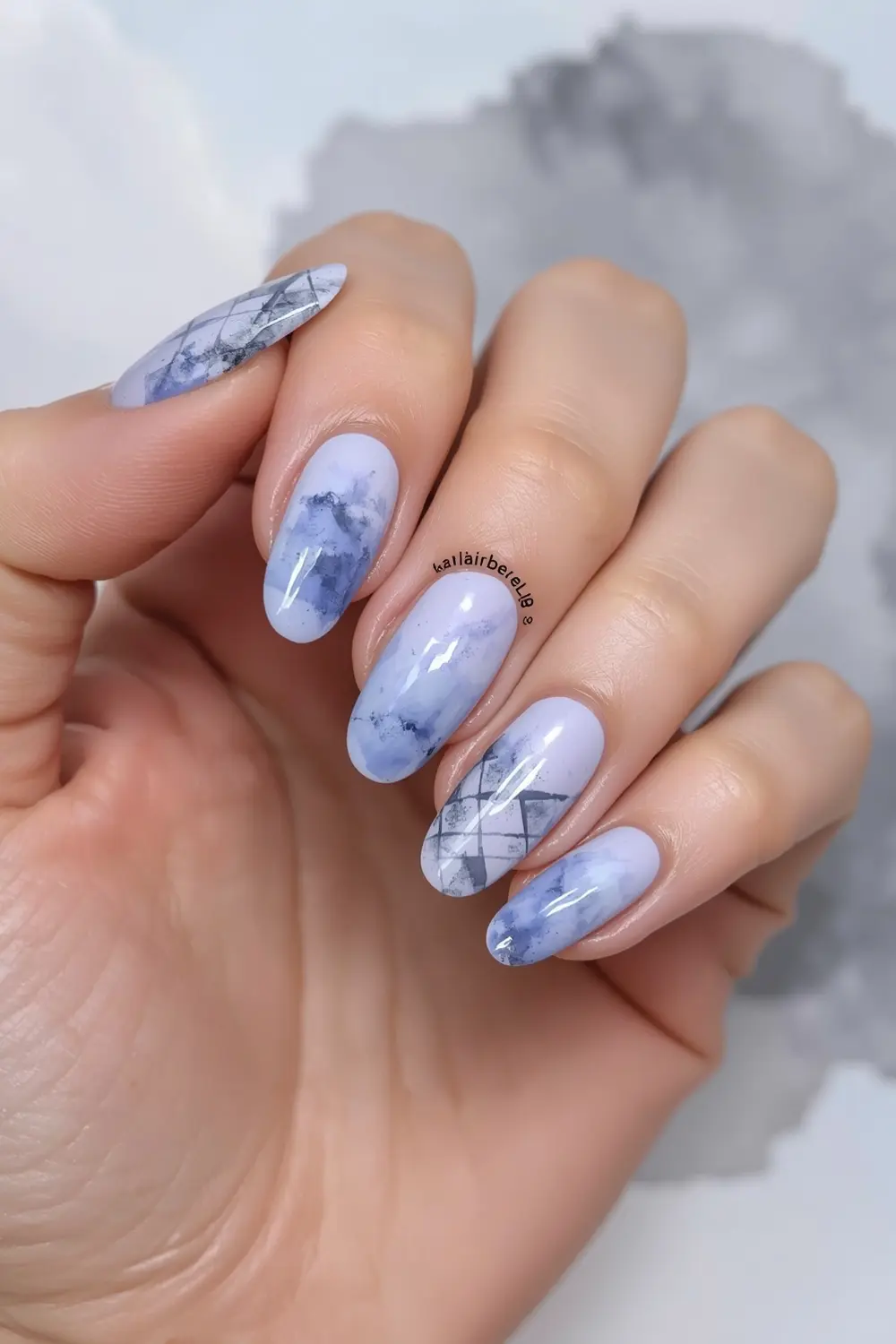 10. Watercolor Wash Checkerboard