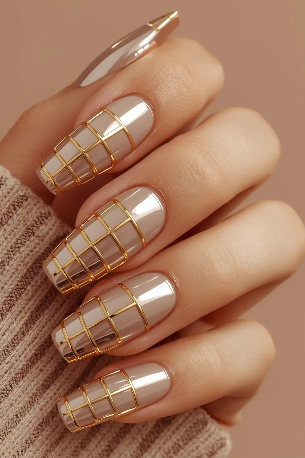 2. Geometric Gilded Grid