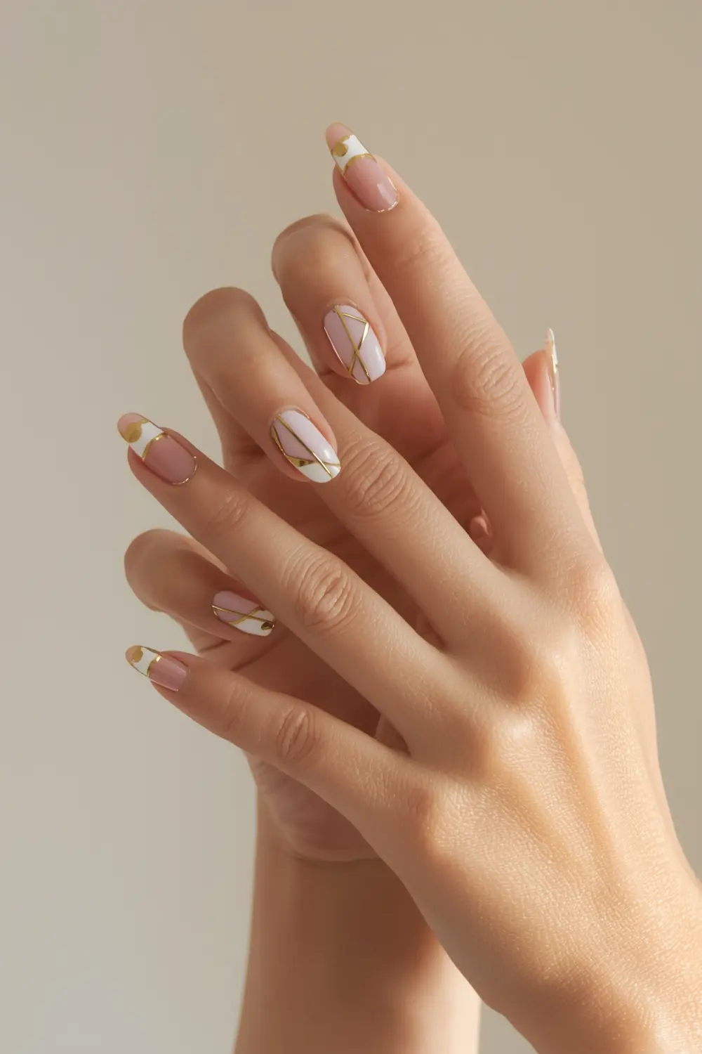 3. Gilded Negative Space: Modern Geometry