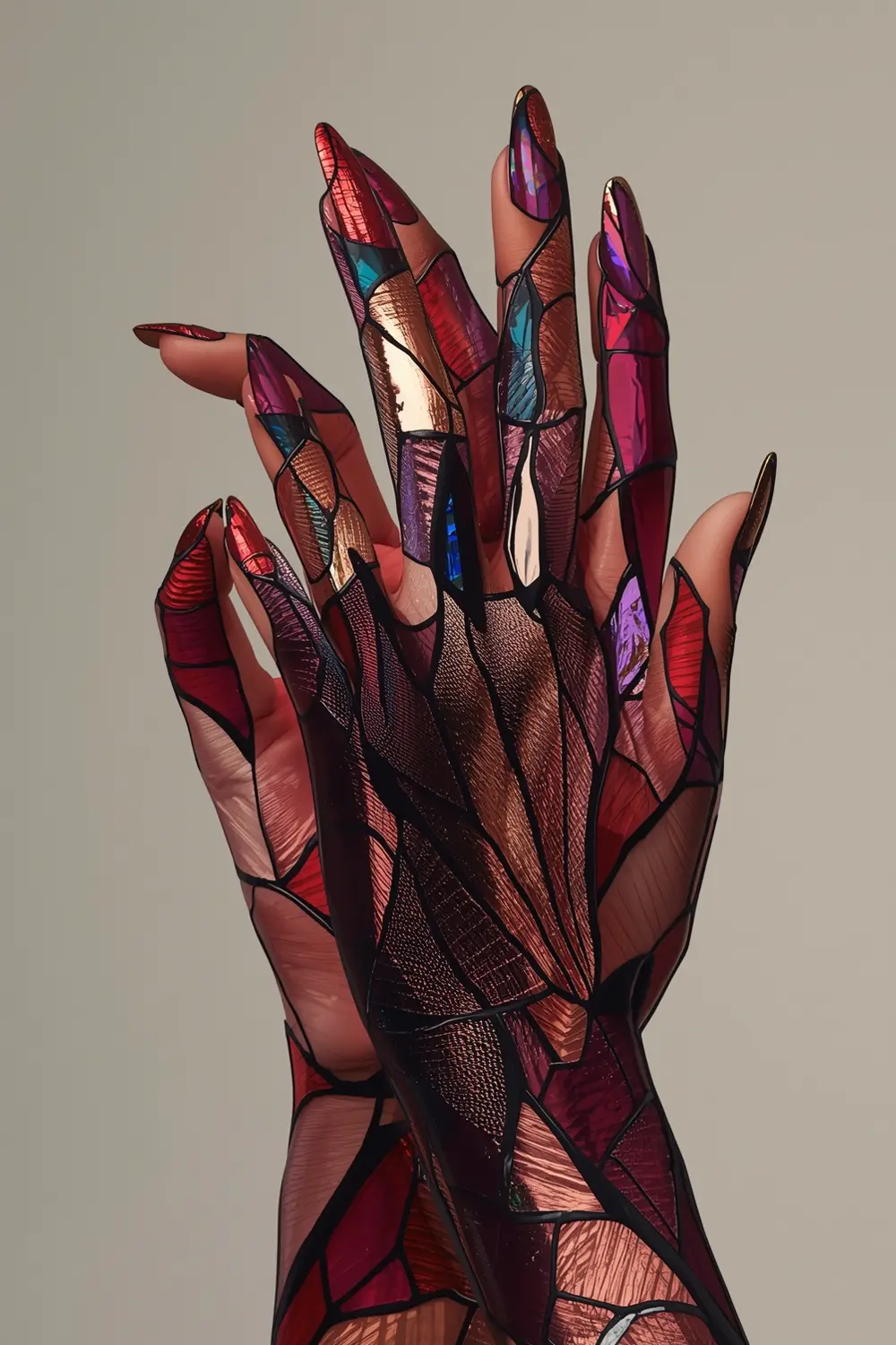 4. Jewel-Toned Stained Glass