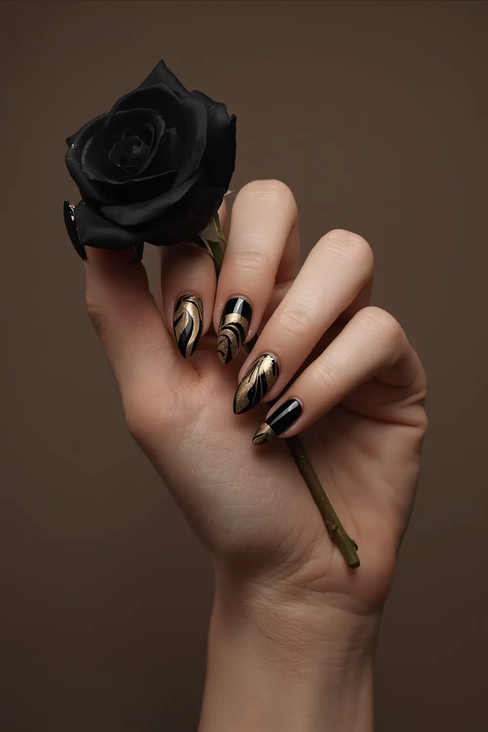 5. Marbled Gold & Onyx