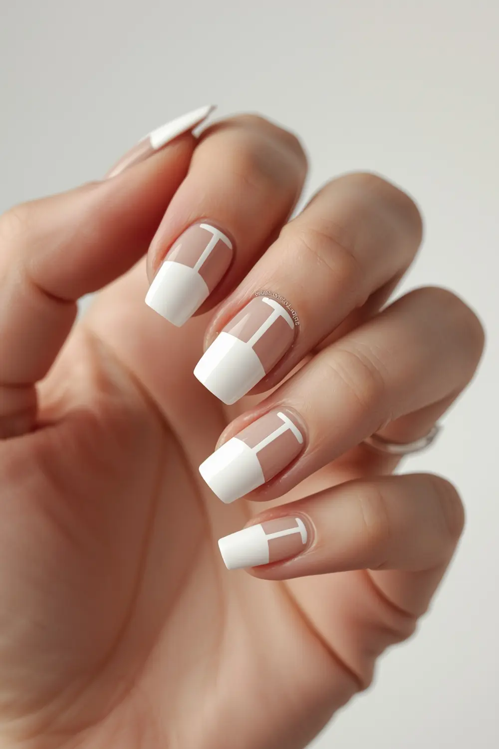 5. Negative Space Geometric Cut-Outs