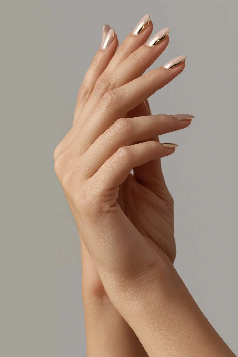 5. Negative Space Half-Moons