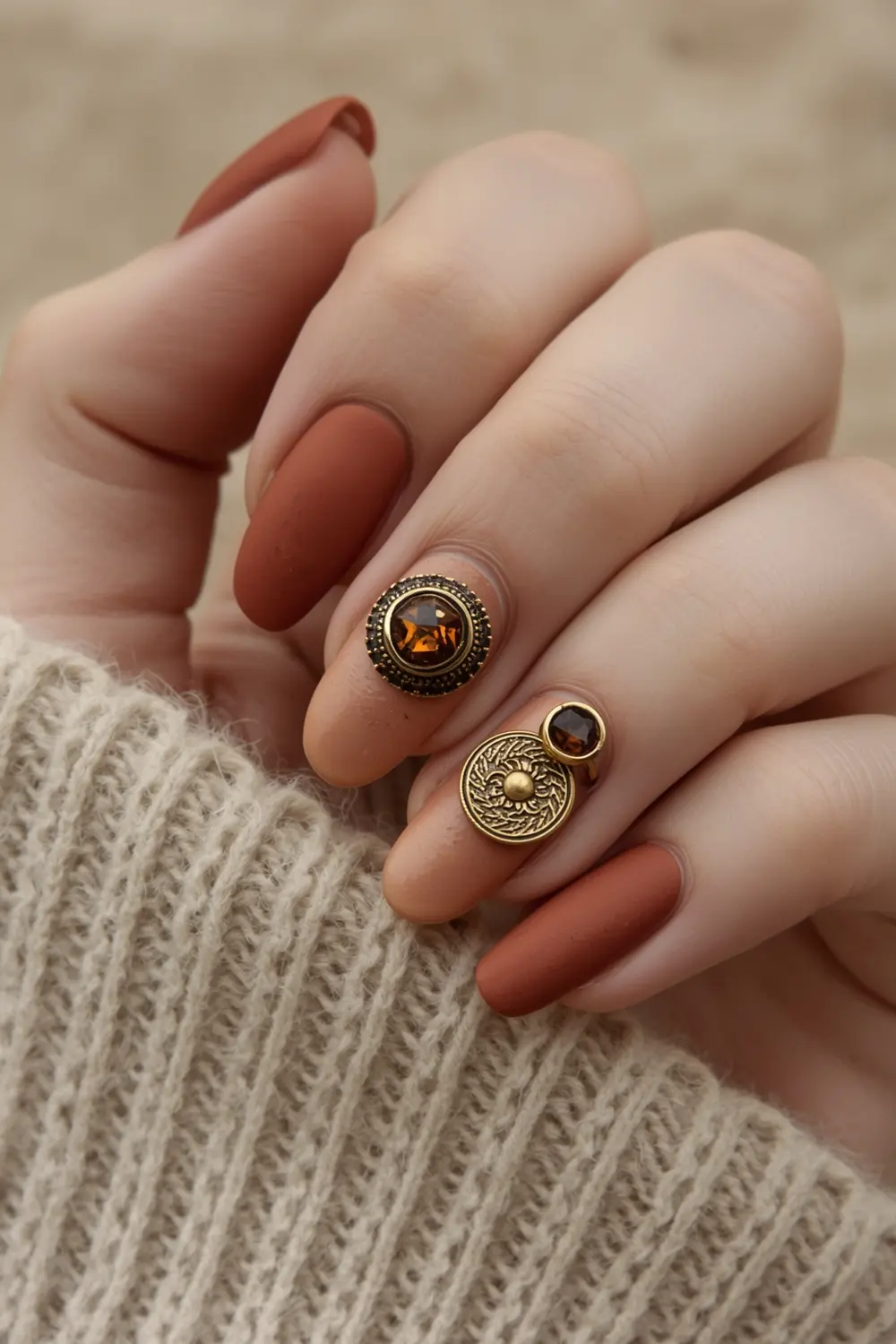 5. Regal Relic: Antique Coin & Seal Embellishments