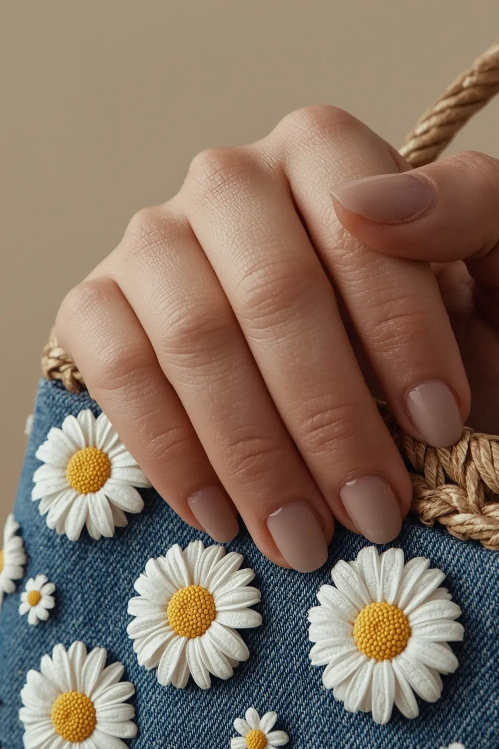 6. Denim & Daisy Embroidery