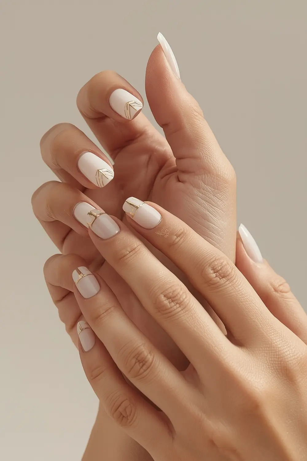 7. Art Deco Glam: Linear Gold Accents