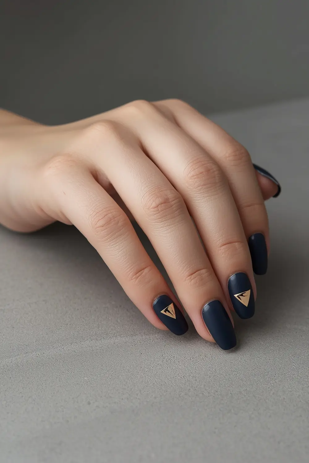 7. Geometric Chrome Inlays on Matte