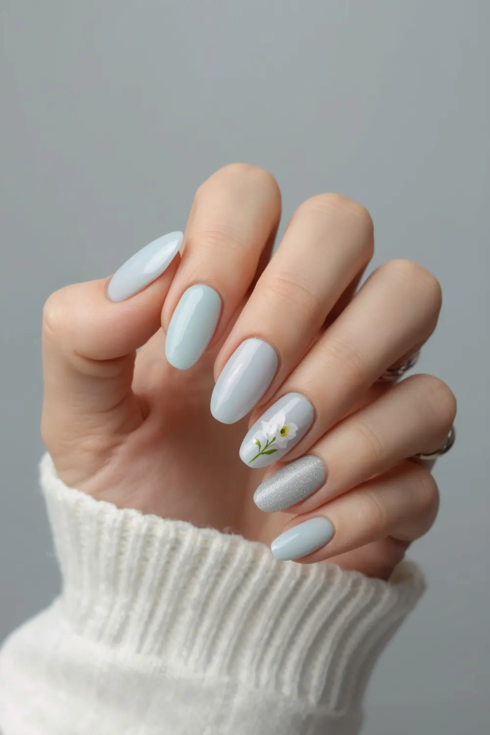 7. Icy Snowdrop Ombré