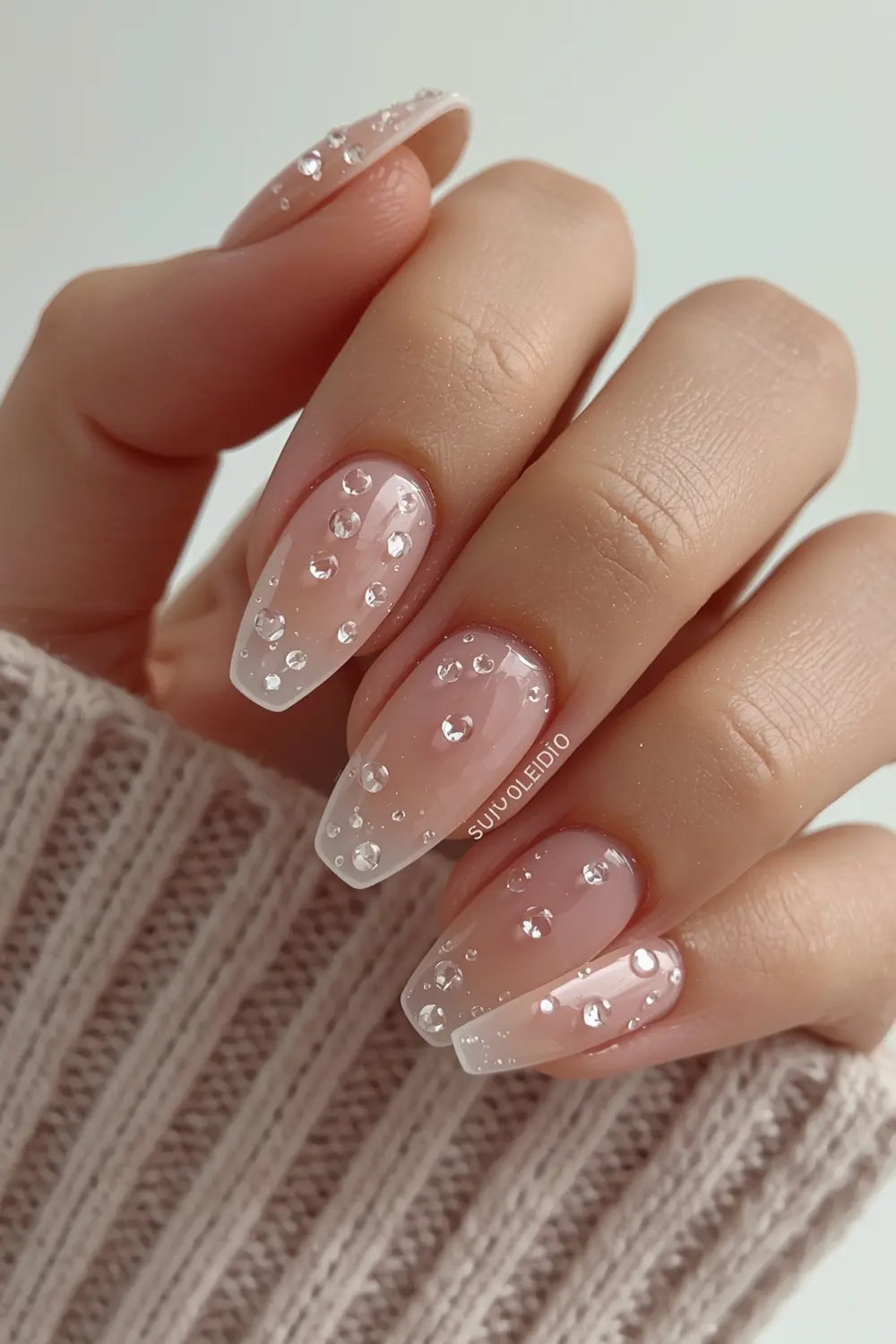 7. Negative Space Raindrops