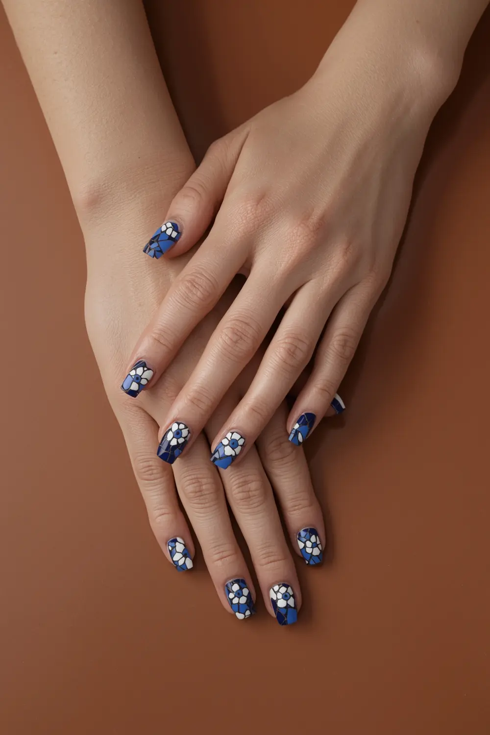 8. Mosaic Tile Florals