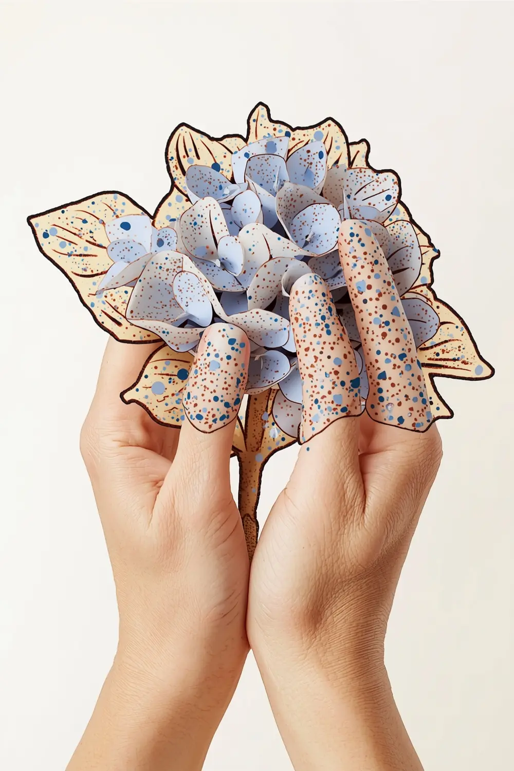 8. Negative Space Hydrangea Cluster