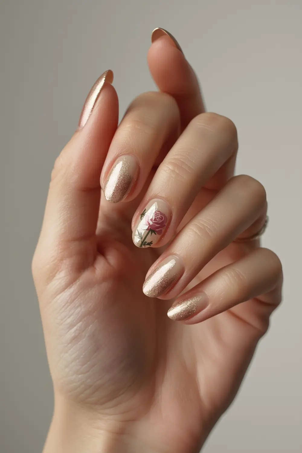 9. Chrome-Encased Floral Blooms