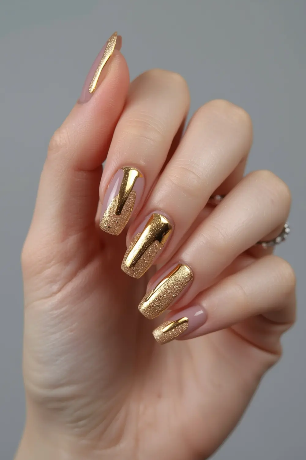9. Dripping Liquid Gold