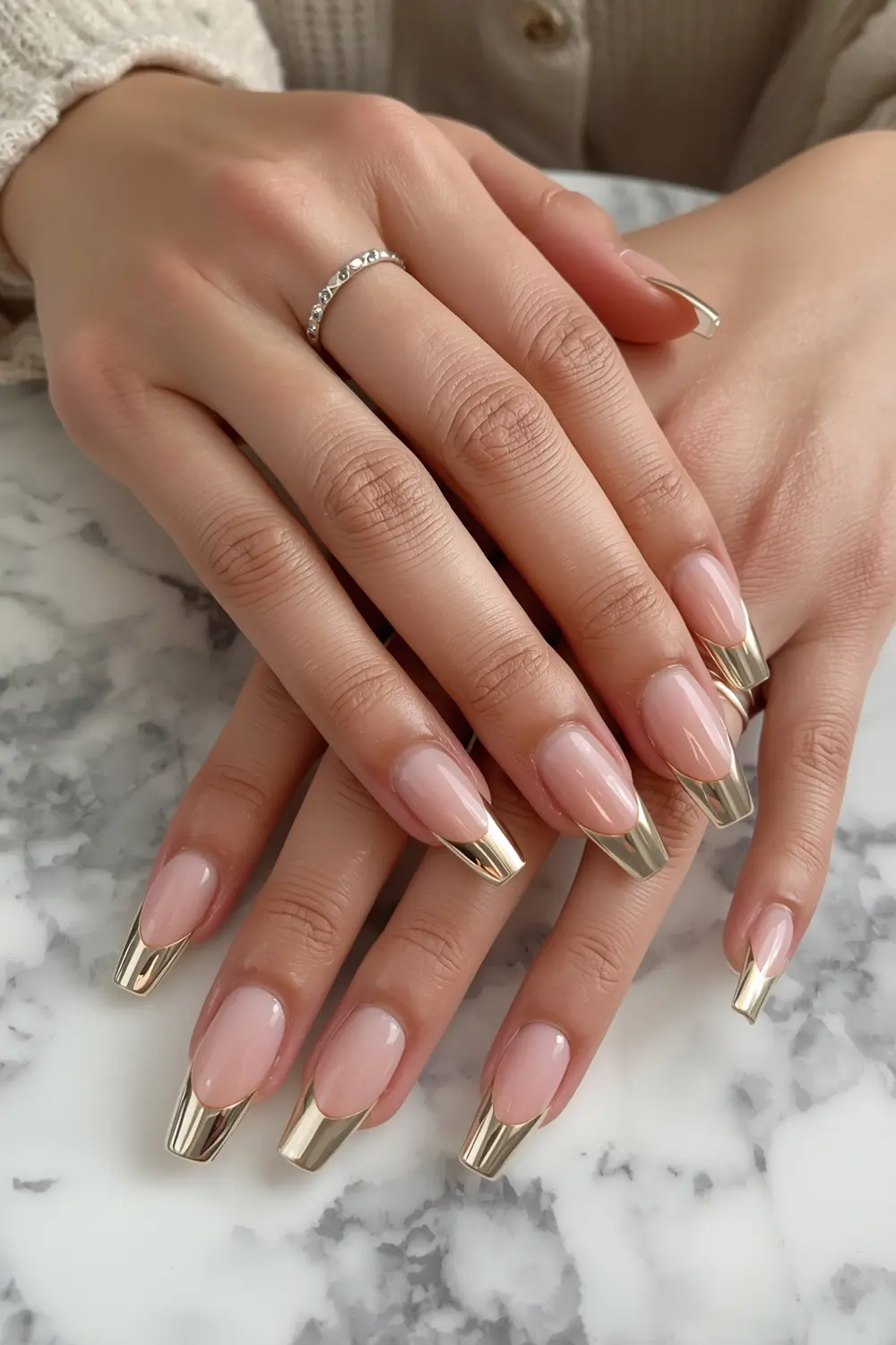 Chrome French Tip Reinvented