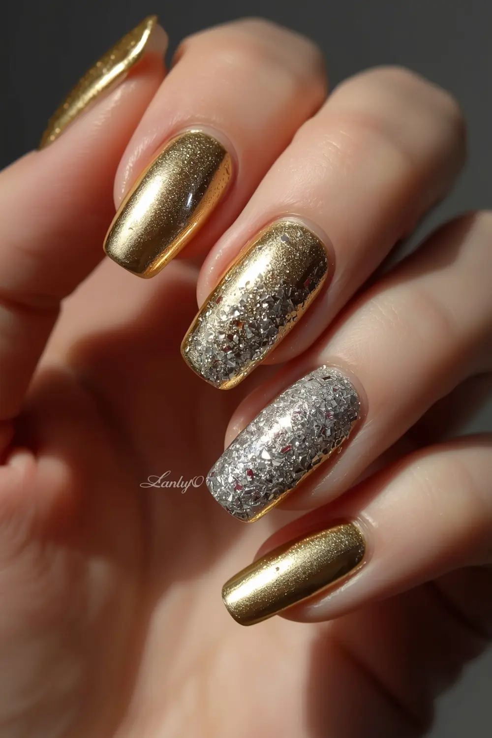 Full Chrome with Shattered Glass Top