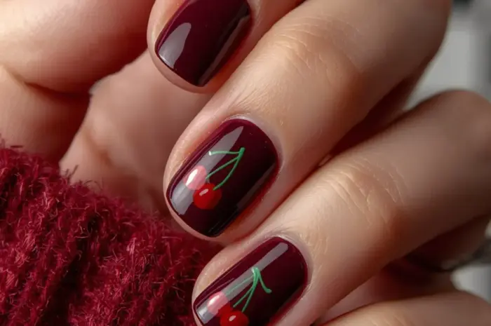 10 Juicy Cherry Nail Art Designs for a Sweet Pop of Color