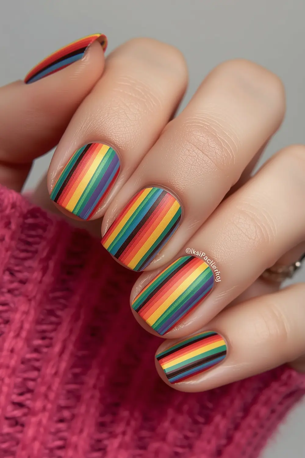 Serape Stripes in Saturated Hues