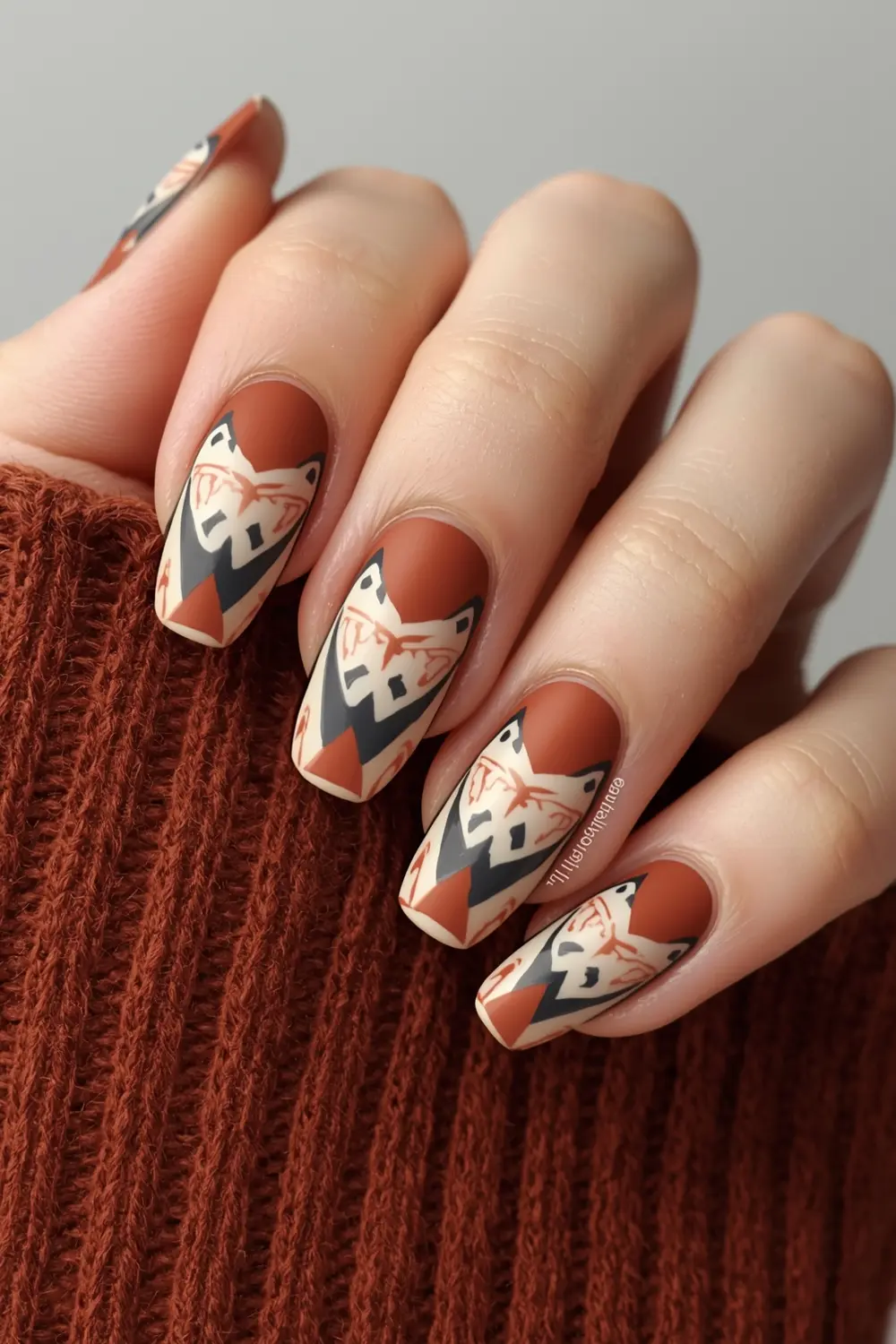 Warm Terracotta & Tribal Geometry