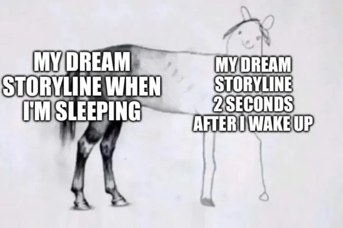 1 second after you remember nothing